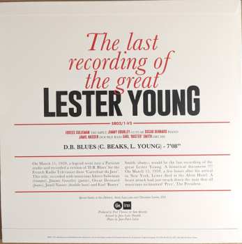 LP/EP Lester Young: Le Dernier Message De Lester Young LTD 483344