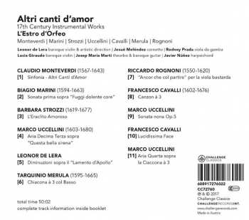 CD L'Estro D'Orfeo: Altri Canti D'Amor 95626