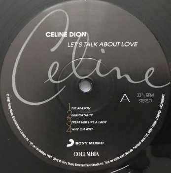 2LP Céline Dion: Let's Talk About Love 20209