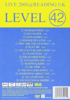 DVD Level 42: Live 2001 @ Reading UK 500230