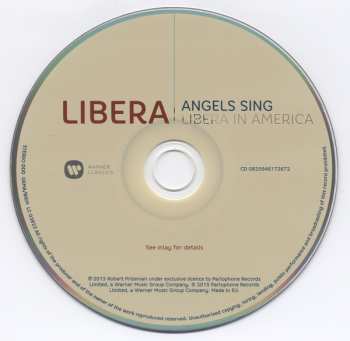CD Libera: Angels Sing - Libera In America 117819