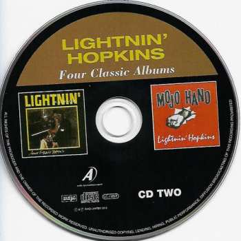 2CD Lightnin' Hopkins: Four Classic Albums 496313