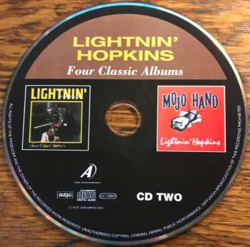 2CD Lightnin' Hopkins: Four Classic Albums 228169
