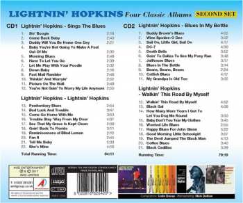 2CD Lightnin' Hopkins: Four Classic Albums - Second Set 356417