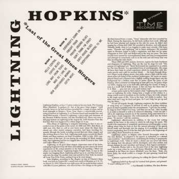 LP Lightnin' Hopkins: Last Of The Great Blues Singers 255447