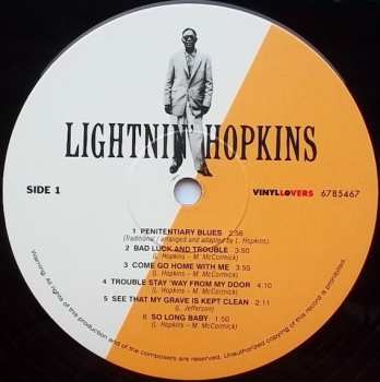 LP Lightnin' Hopkins: Lightnin' Hopkins LTD 294925