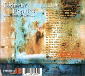 CD Lightnin' Hopkins: Short Haired Woman 541017