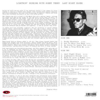 LP Lightnin' Hopkins: Last Night Blues 406850