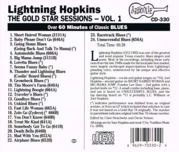 CD Lightnin' Hopkins: The Gold Star Sessions - Vol. 1 536000
