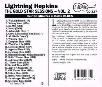 CD Lightnin' Hopkins: The Gold Star Sessions Vol. 2 535969