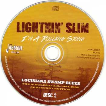 2CD Lightning Slim: I'm A Rolling Stone: Louisiana Swamp Blues 294989