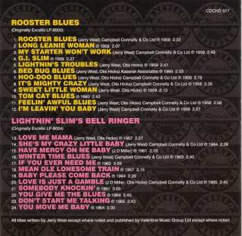 CD Lightning Slim: Rooster Blues / Lightnin' Slim's Bell Ringer 247788