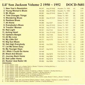 CD Lil' Son Jackson: Volume 2 Restless Blues 151999