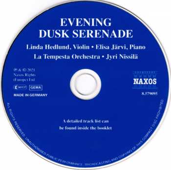 CD Linda Hedlund: Evening Dusk Serenade 150140