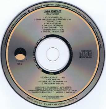CD Linda Ronstadt: Greatest Hits 492596