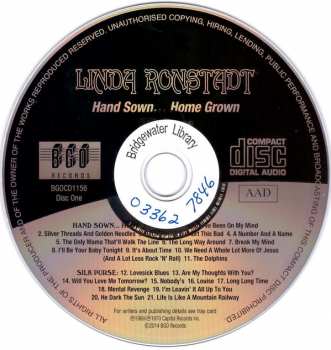 2CD Linda Ronstadt: Hand Sown... Home Grown/Silk Purse/Linda Ronstadt 407403