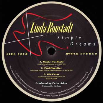 2LP Linda Ronstadt: Simple Dreams LTD 310544