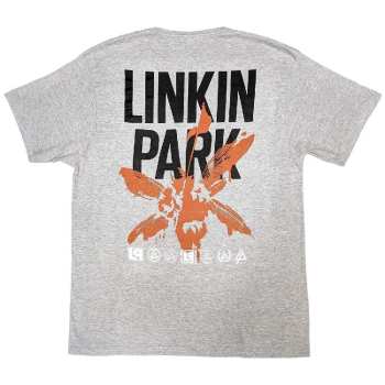 Merch Linkin Park: Linkin Park Unisex T-shirt: Soldier Icons (back Print) (medium) M