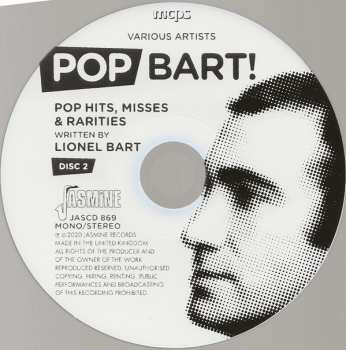 2CD Lionel Bart: Pop Bart! (Pop Hits, Misses & Rarities) 354113