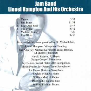 CD Lionel Hampton And His Orchestra: Jam Band 302632