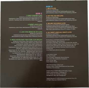 2LP Lionel Richie: Hello From Las Vegas CLR | DLX | LTD