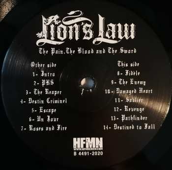 LP Lion's Law: The Pain, The Blood And The Sword 77233