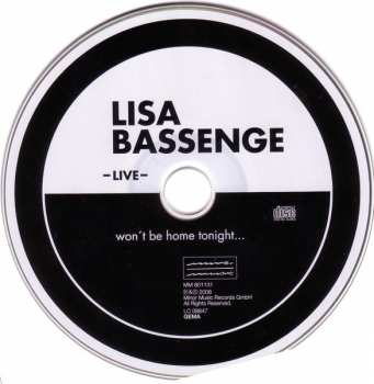 CD Lisa Bassenge: Won't Be Home Tonight... (Live) 118708