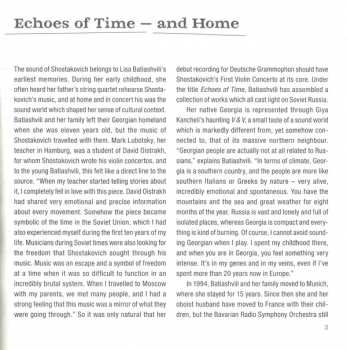 CD Lisa Batiashvili: Echoes Of Time 45487