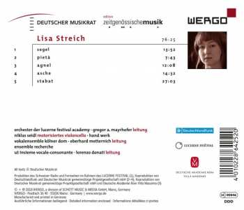 CD Lisa Streich: Pietà 349046