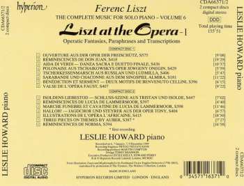 2CD Franz Liszt: Liszt At The Opera 432877