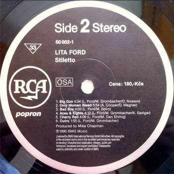 LP Lita Ford: Stiletto 340119