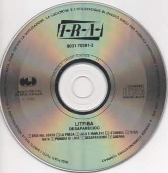 CD Litfiba: Desaparecido 177986