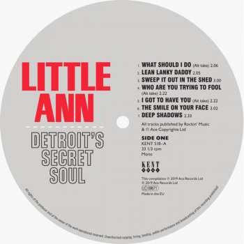 LP Little Ann: Detroit's Secret Soul 127940