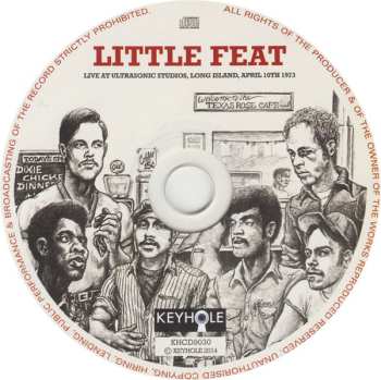 CD Little Feat: Live At Ultrasonic Studios, Long Island, April 10th 1973 485971