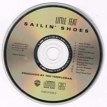 CD Little Feat: Sailin' Shoes 514136