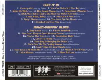 CD Little Junior Parker: Like It Is/Honey-Drippin’ Blues 521827