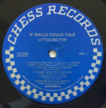 LP Little Milton: If Walls Could Talk