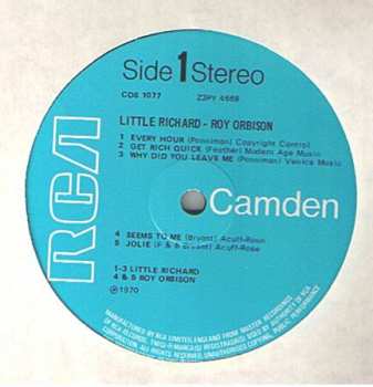 LP Little Richard: Little Richard & Roy Orbison 412225
