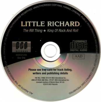 2CD Little Richard: The Rill Thing / King Of Rock And Roll / The Second Coming 229859