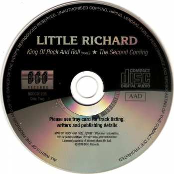 2CD Little Richard: The Rill Thing / King Of Rock And Roll / The Second Coming 229859