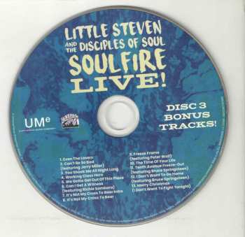 3CD Little Steven And The Disciples Of Soul: Soulfire Live!