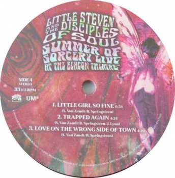 5LP Little Steven And The Disciples Of Soul: Summer Of Sorcery Live! At The Beacon Theatre LTD | CLR 403862