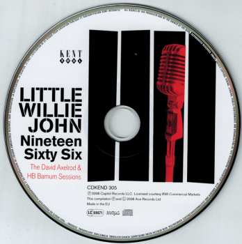 CD Little Willie John: Nineteen Sixty Six (The David Axelrod & HB Barnum Sessions) 282744