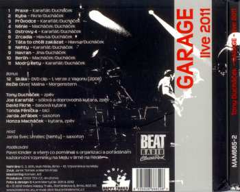 CD Tony Ducháček & Garage: Live 2011 DIGI 20689