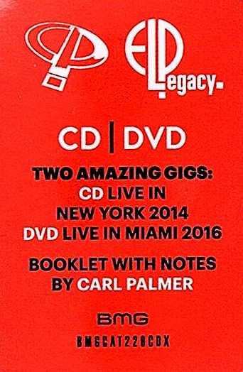 CD/DVD Carl Palmer's ELP Legacy: Live 11016