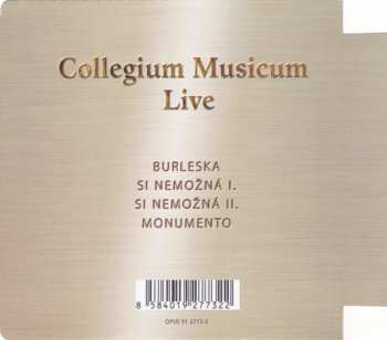 CD Collegium Musicum: Live 20613