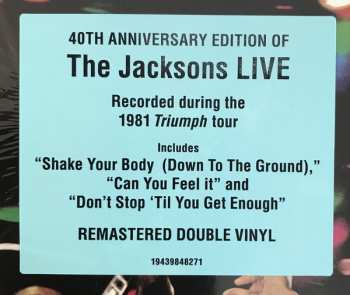 2LP The Jacksons: Live 20671