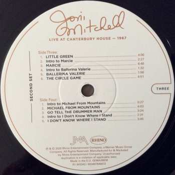 3LP Joni Mitchell: Live At Canterbury House - 1967 LTD 20730