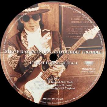 2LP Stevie Ray Vaughan & Double Trouble: Live At Carnegie Hall 20739