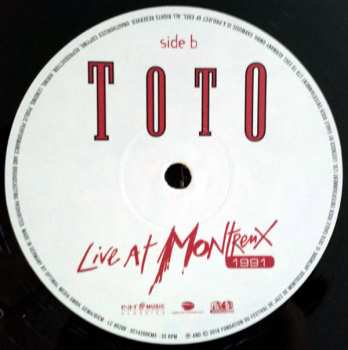 2LP Toto: Live At Montreux 1991 LTD 20824